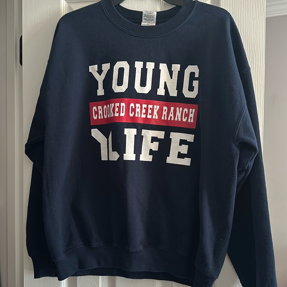 Young Life Crooked Creek Ranch Crewneck